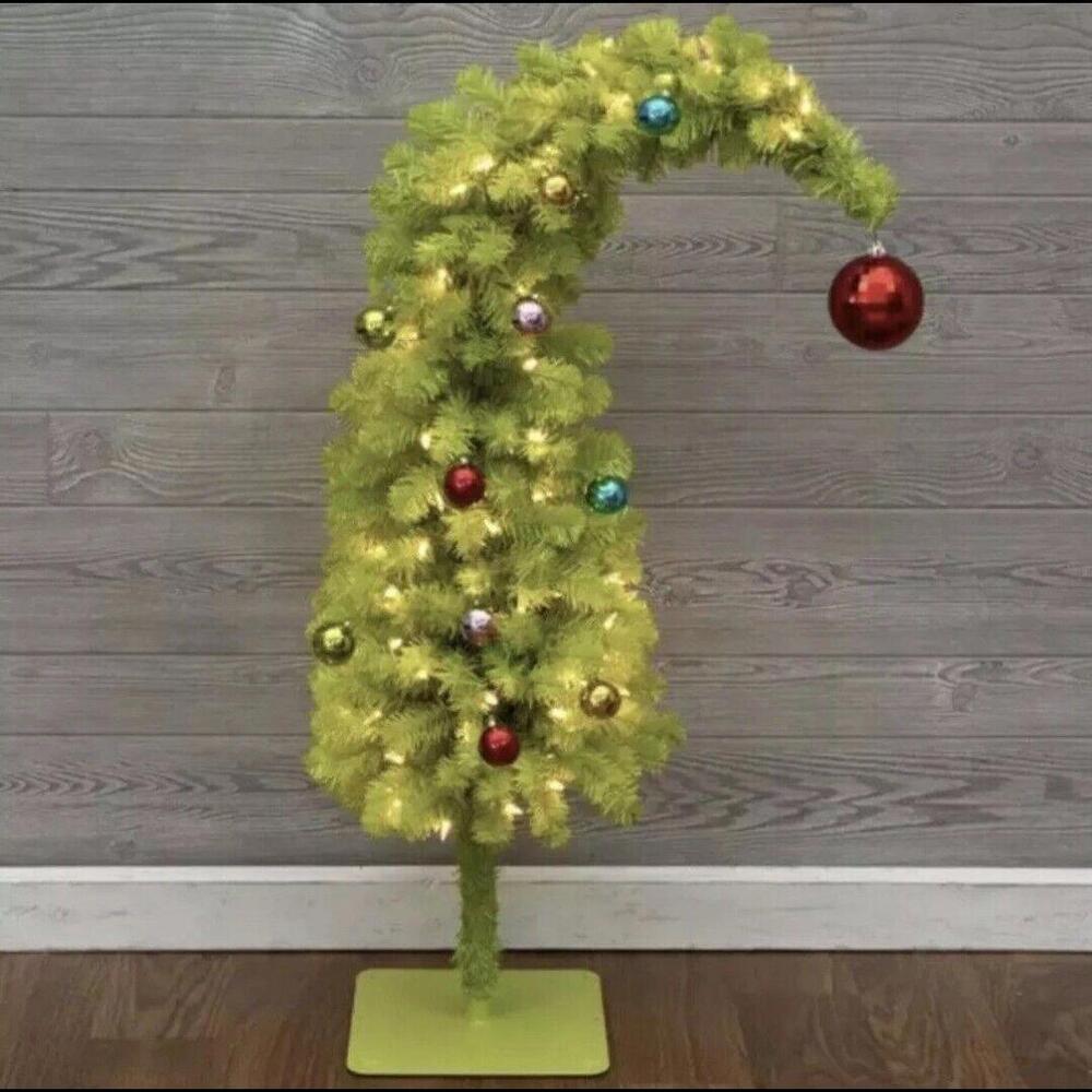 Hobby Lobby 3’ Led Bright Green Whimsical Tree 2024 The Grinch - In Hand!